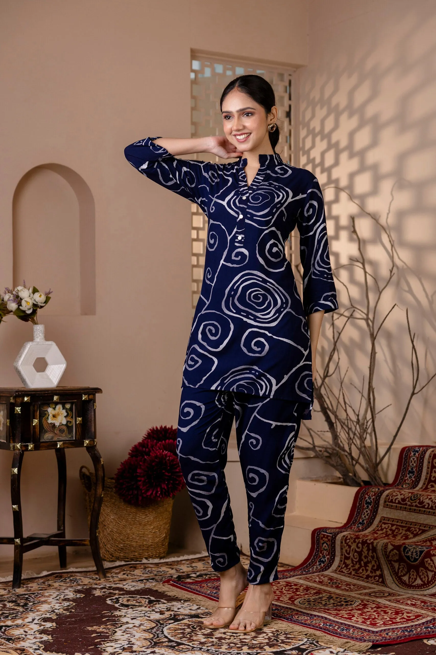 Abstract Printed Co-ord Set