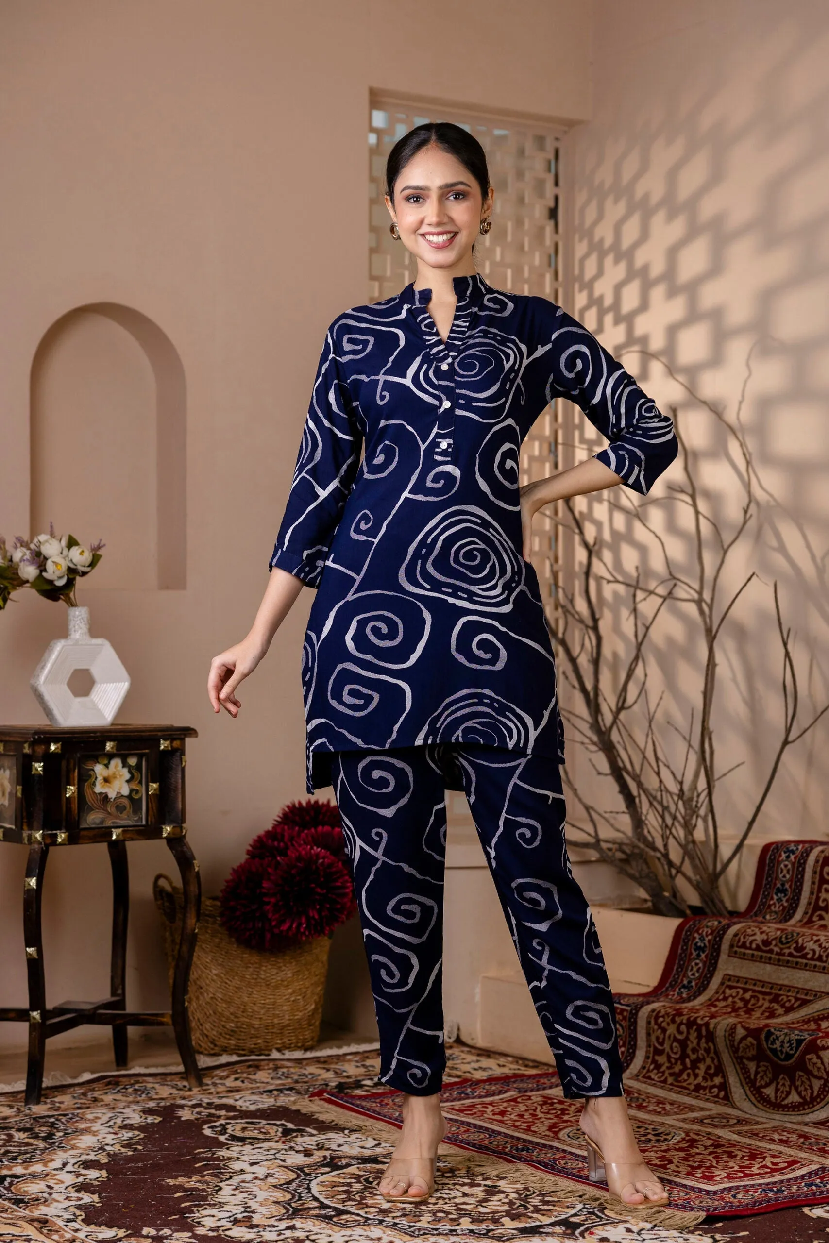 Abstract Printed Co-ord Set