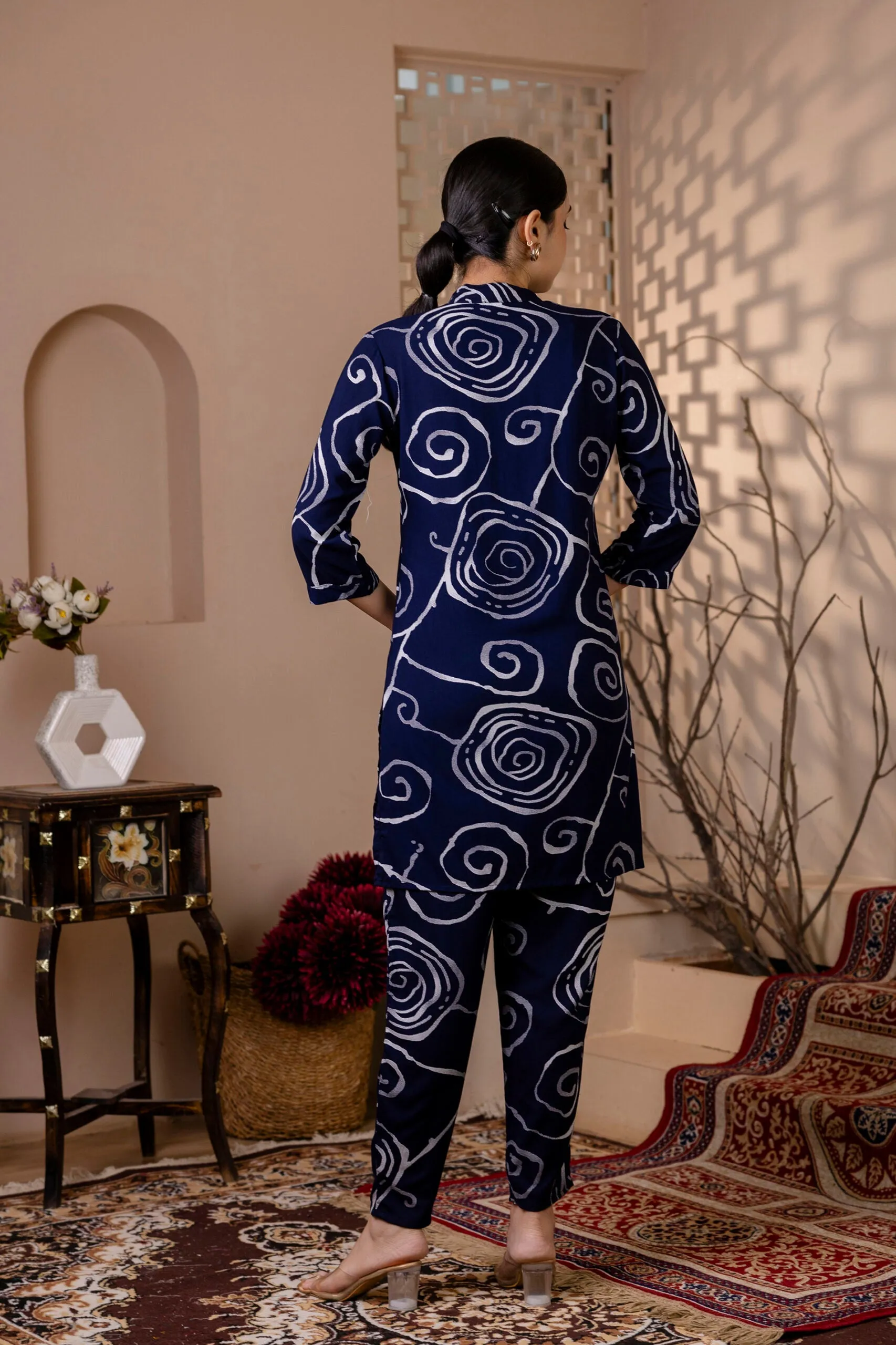 Abstract Printed Co-ord Set