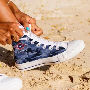 Air Force Wings Canvas High Top Shoes