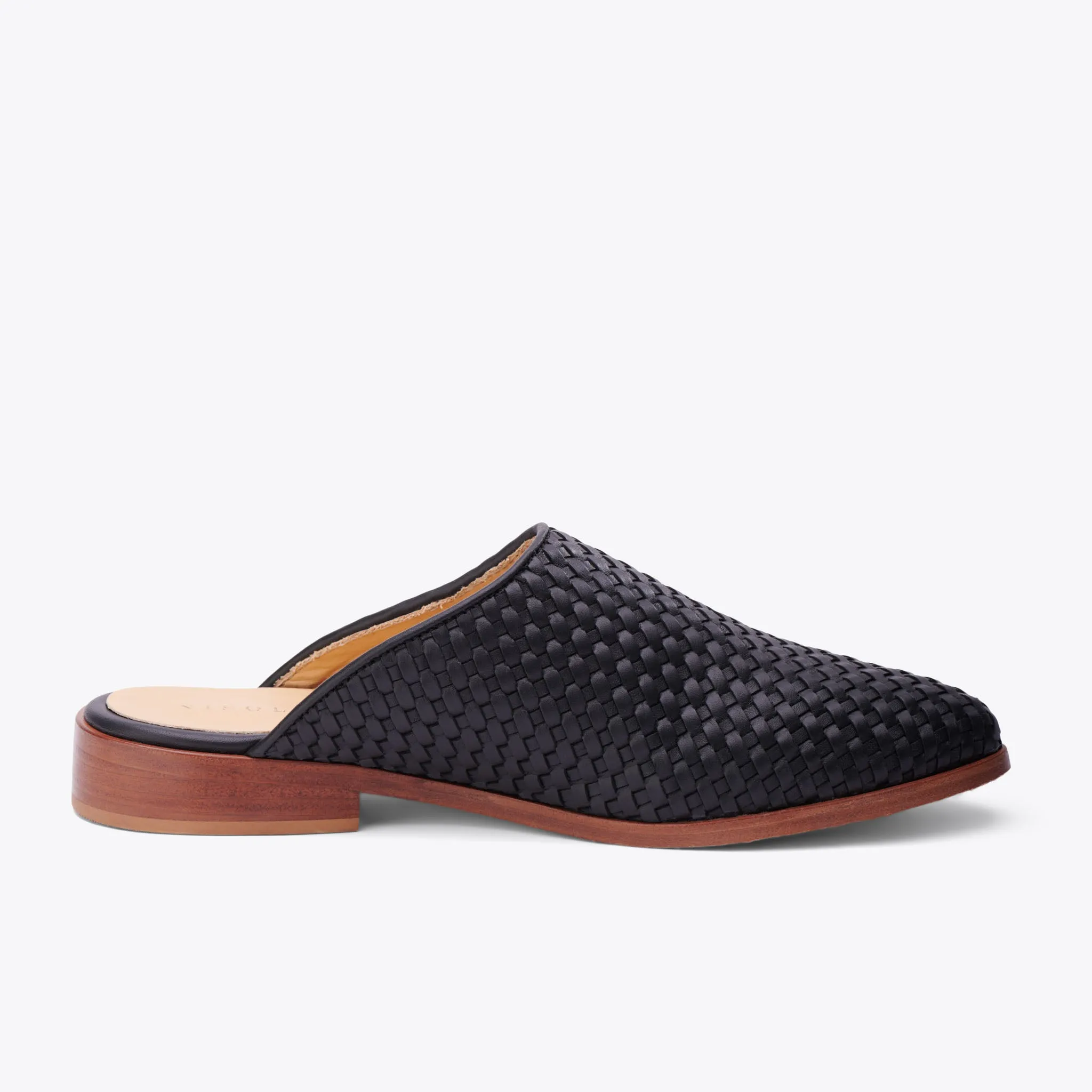 Ama Woven Mule Woven Black