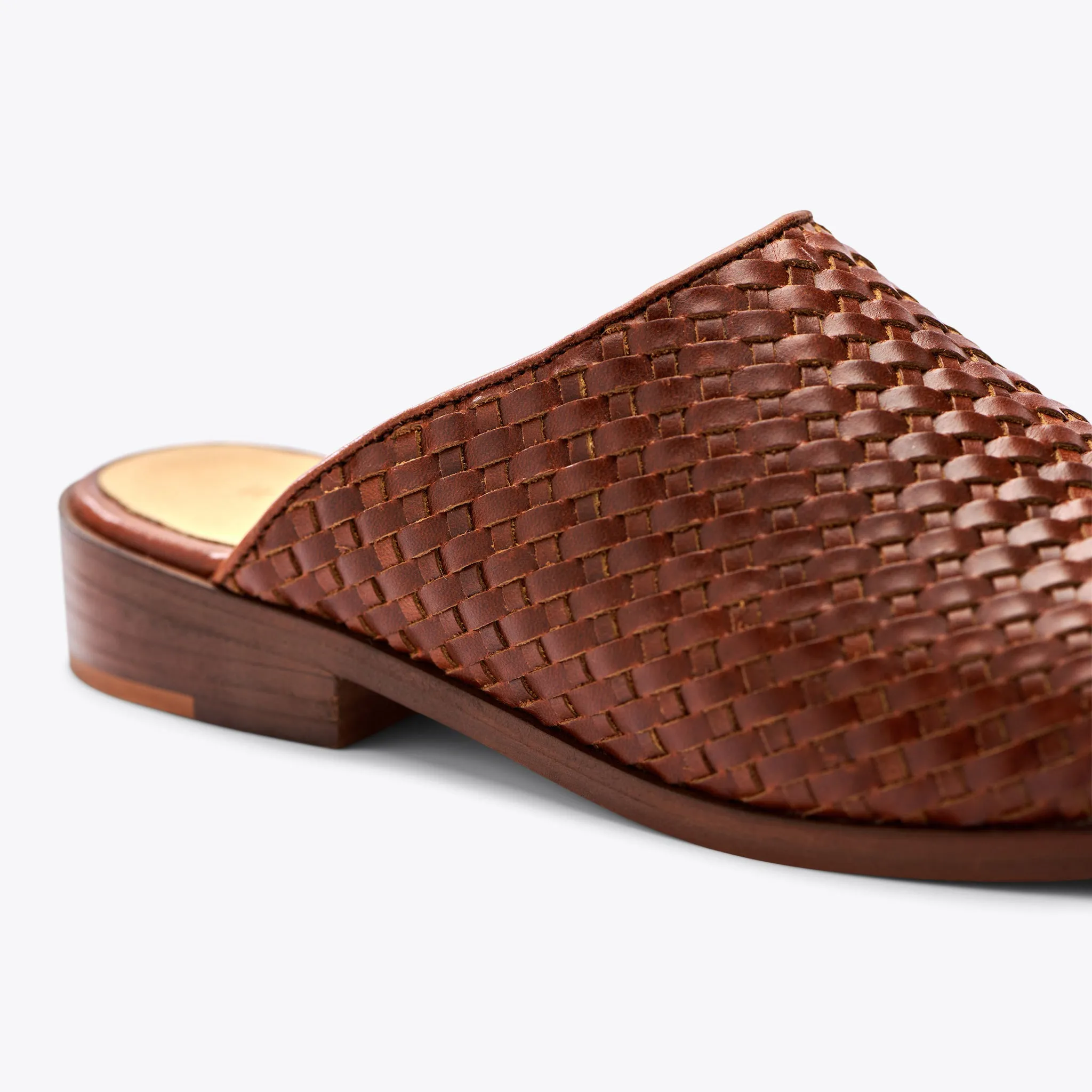 Ama Woven Mule Woven Brandy