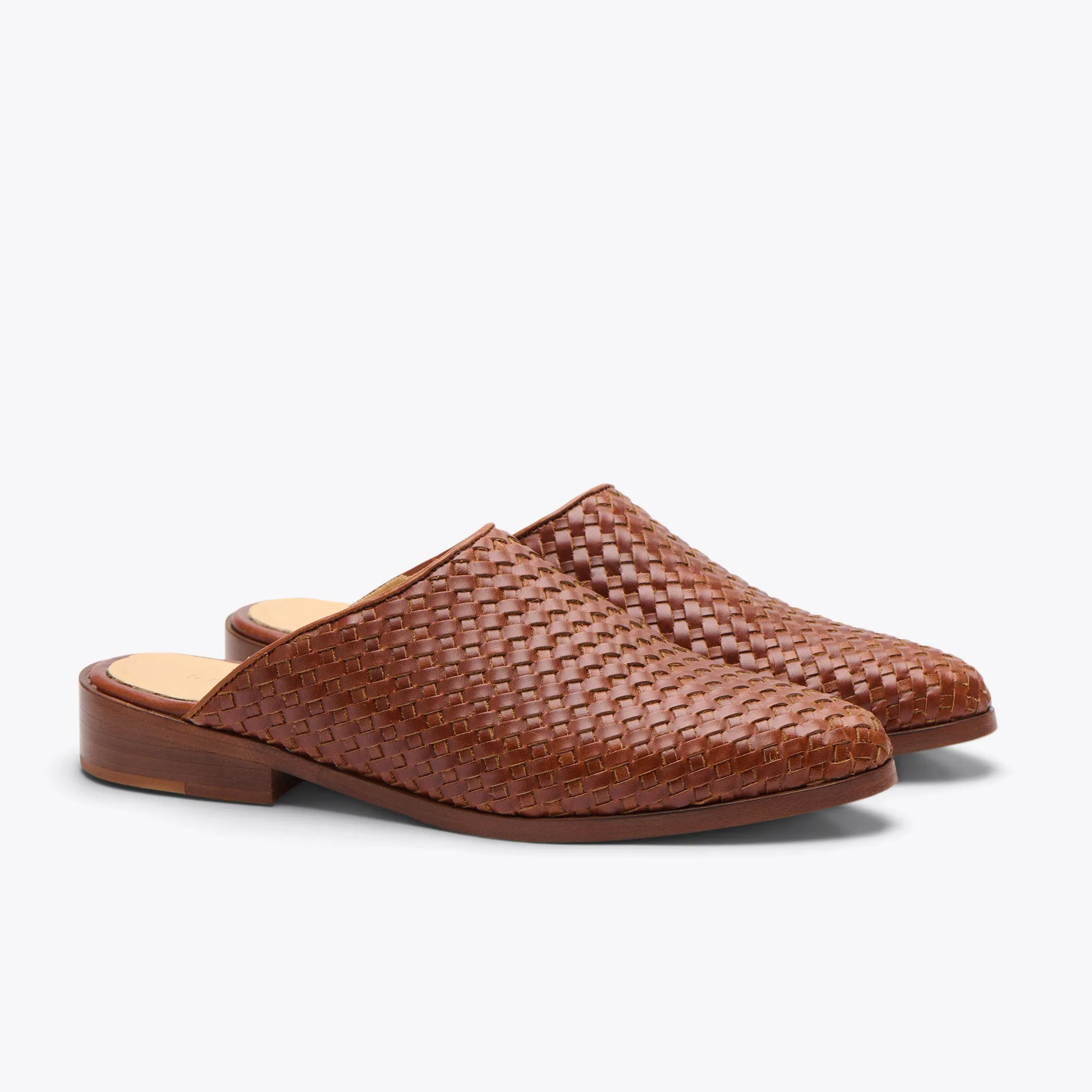 Ama Woven Mule Woven Brandy