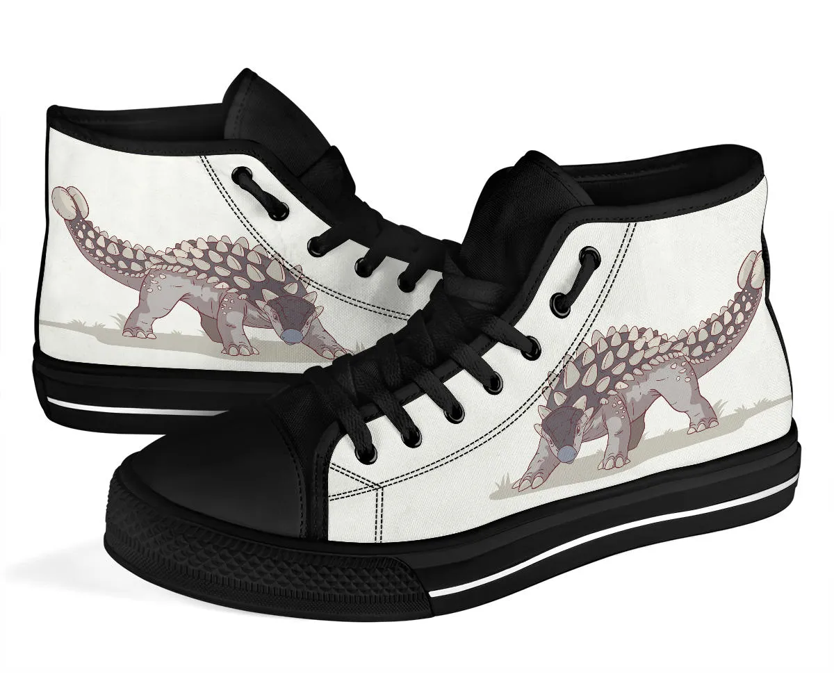 Ankylosaurus - Dinosaur High Top Shoes