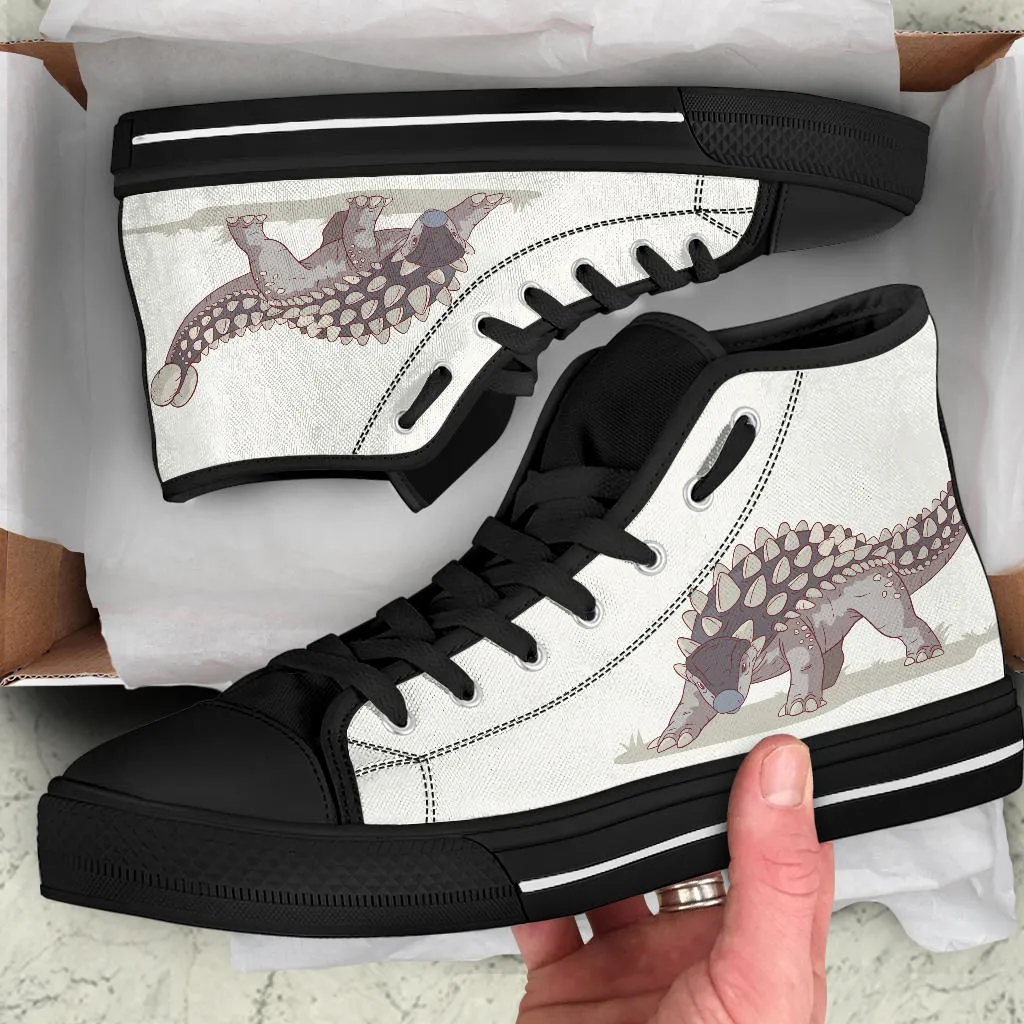 Ankylosaurus - Dinosaur High Top Shoes