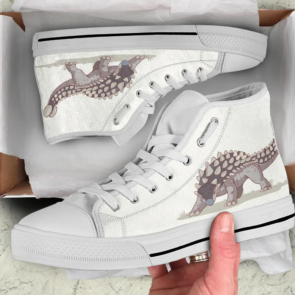 Ankylosaurus - Dinosaur High Top Shoes