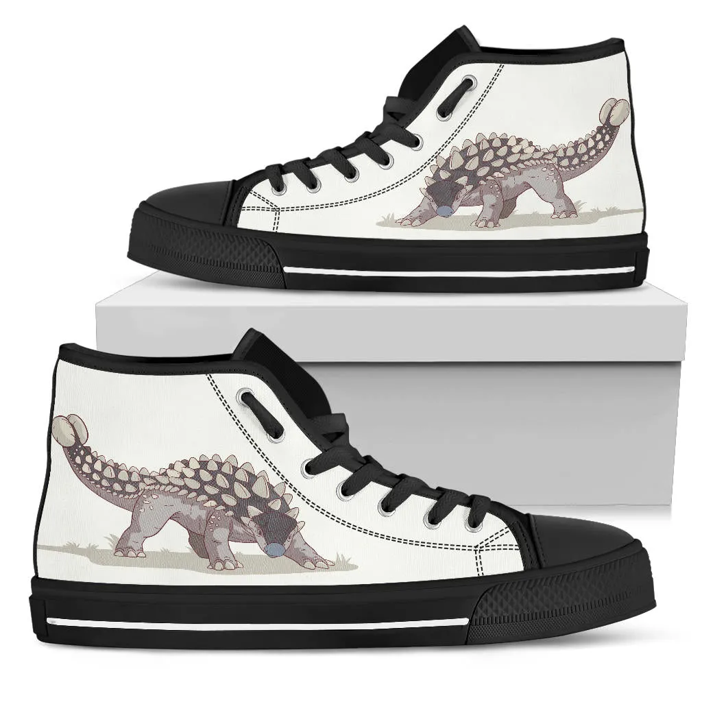 Ankylosaurus - Dinosaur High Top Shoes