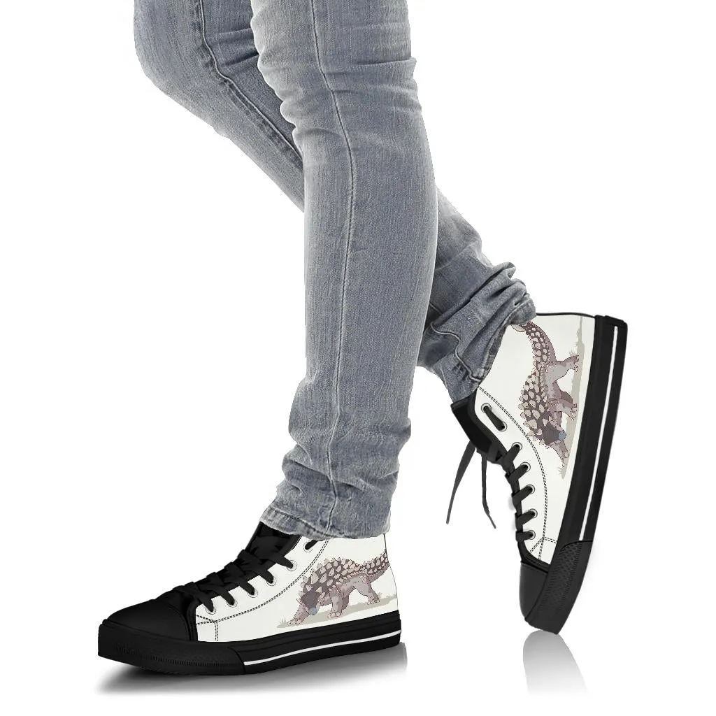 Ankylosaurus - Dinosaur High Top Shoes