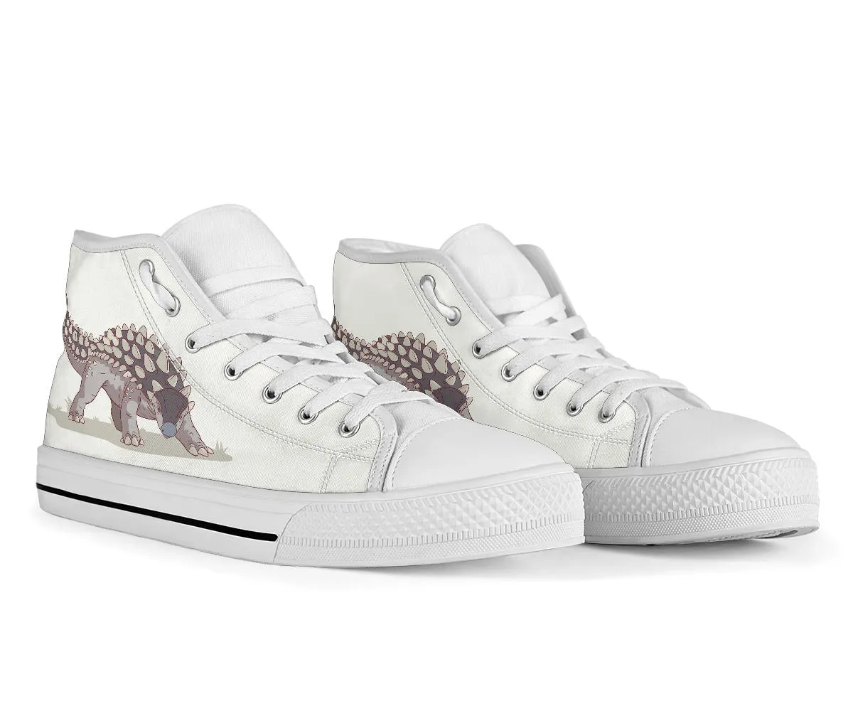 Ankylosaurus - Dinosaur High Top Shoes