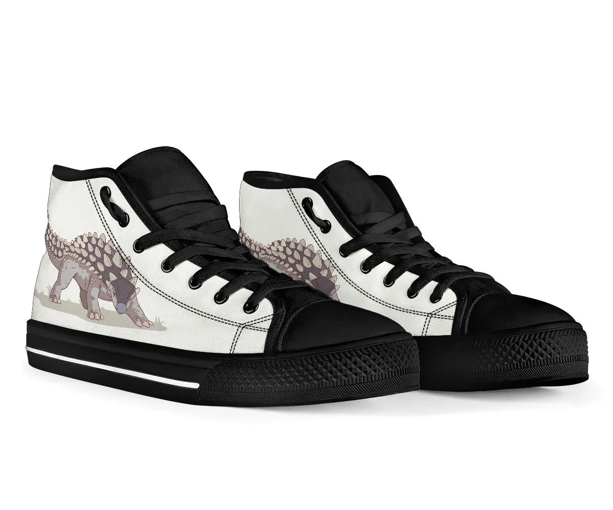Ankylosaurus - Dinosaur High Top Shoes
