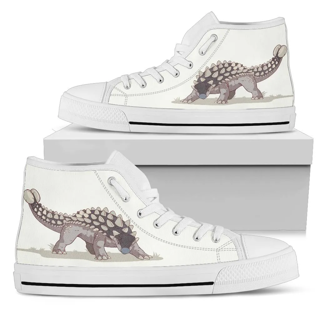 Ankylosaurus - Dinosaur High Top Shoes