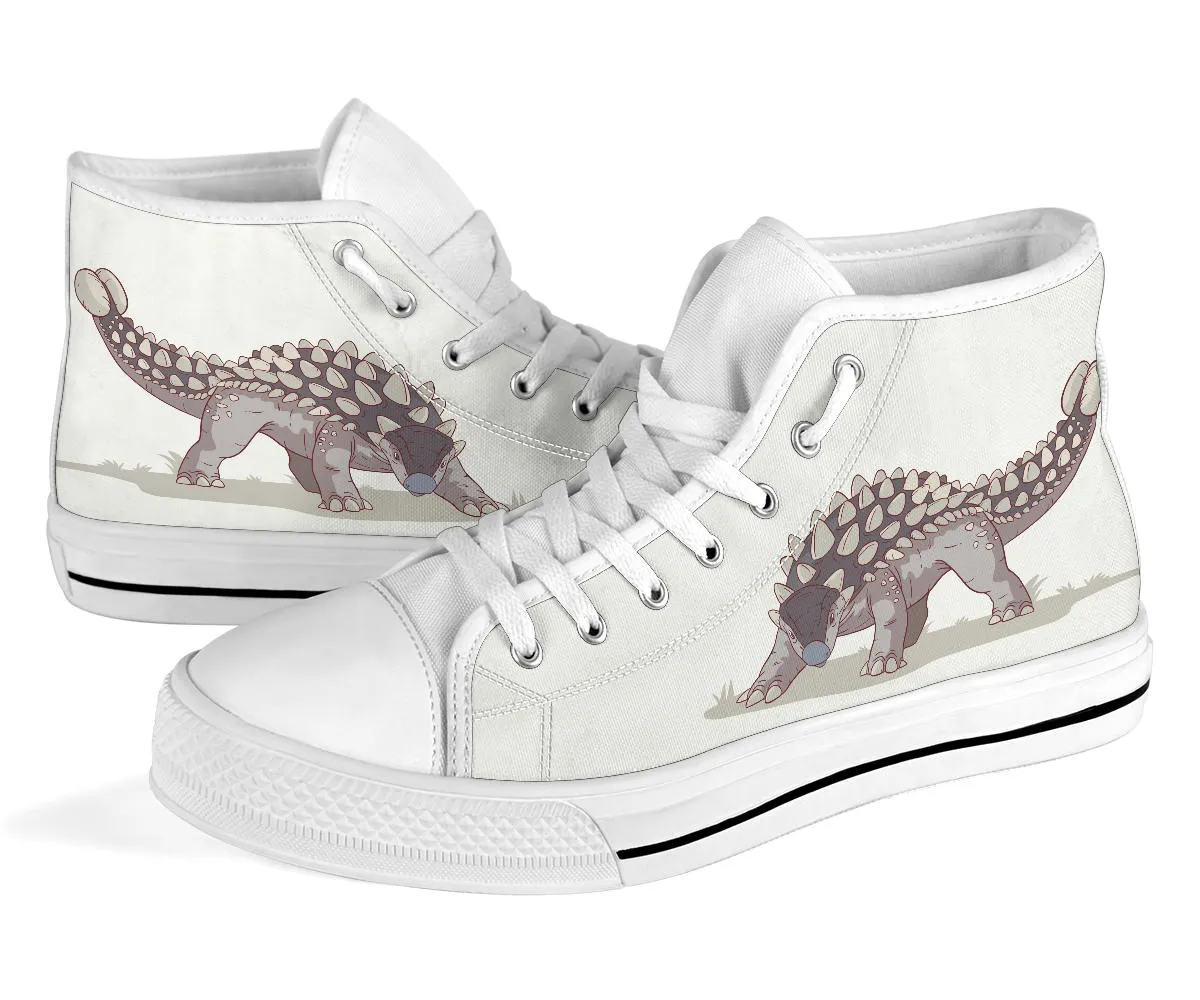 Ankylosaurus - Dinosaur High Top Shoes