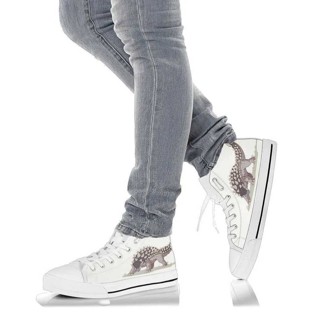 Ankylosaurus - Dinosaur High Top Shoes