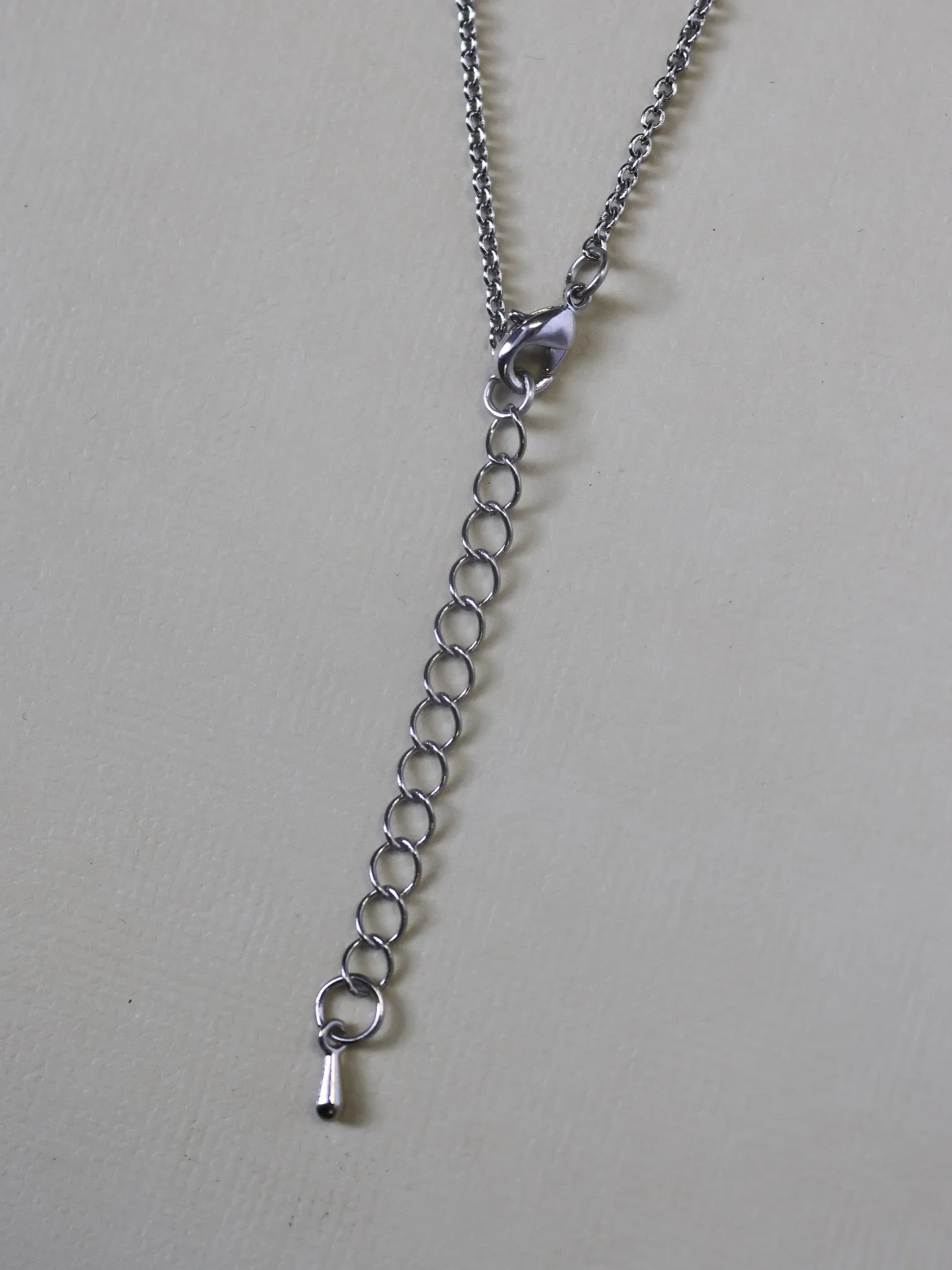 Black Penny Horn Necklace