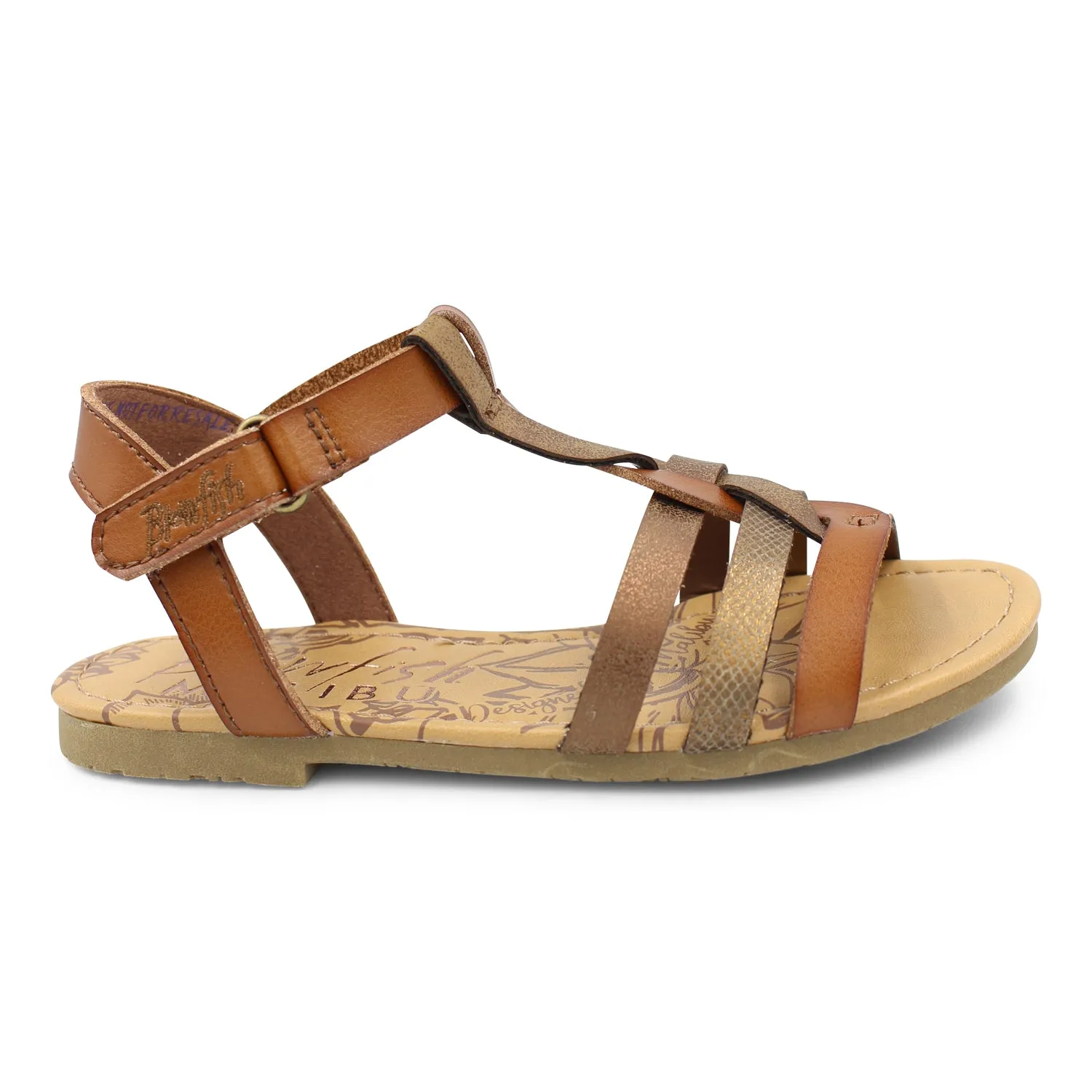 Blowfish Sabini | Mars Cosmic/Bronze Big Kid Sandals