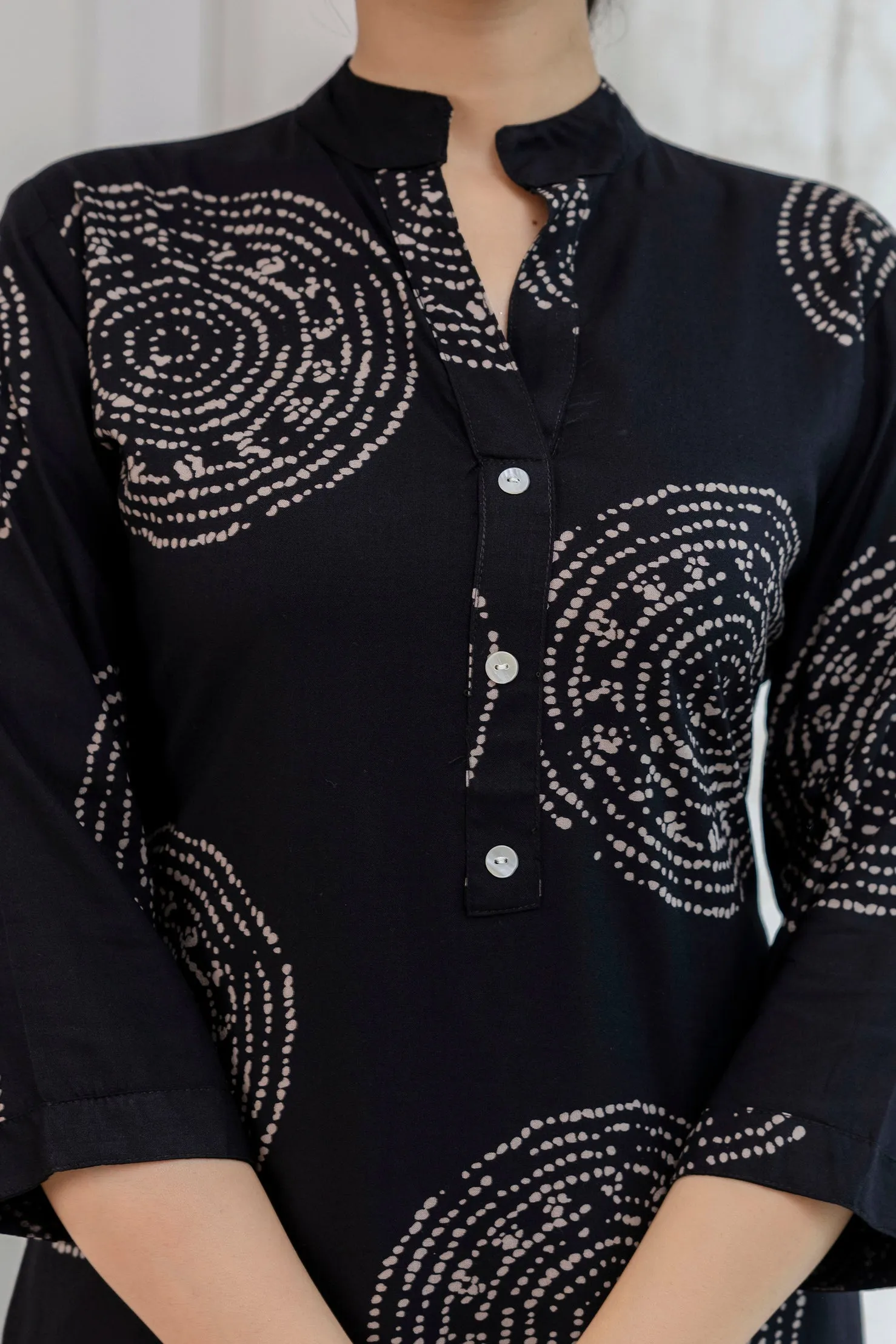Circular Block Print Co-ord Set
