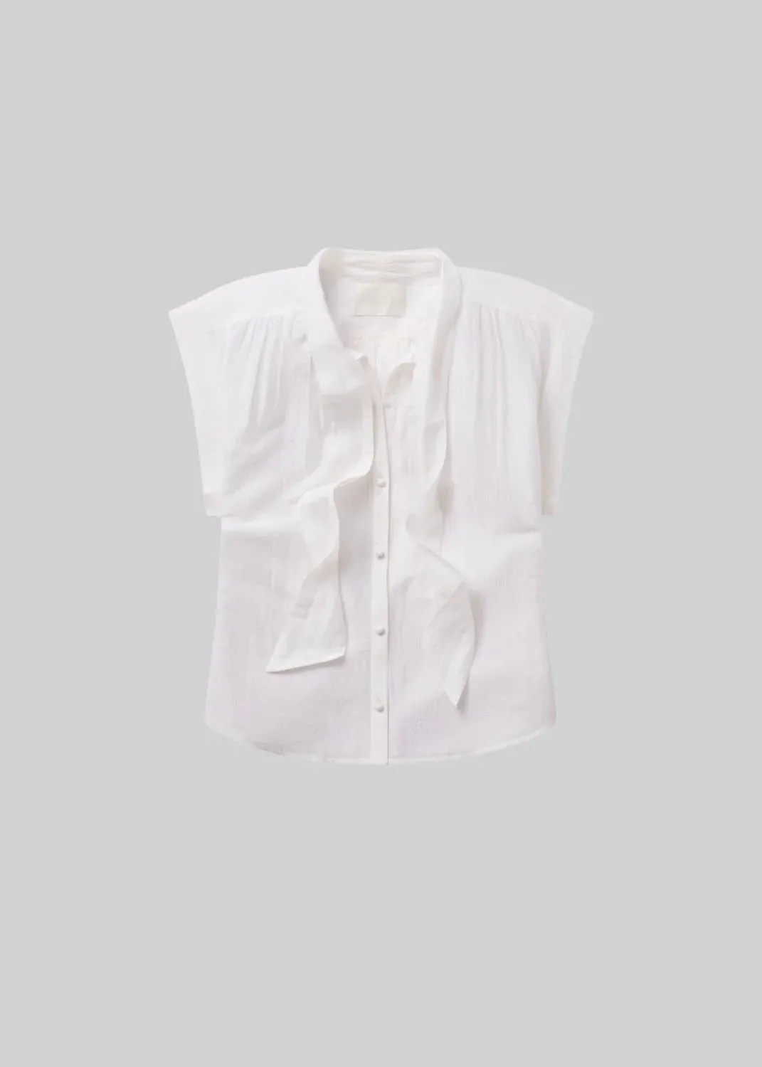 CITIZENS OF HUMANITY PENNY BLOUSE WITH NECK TIE