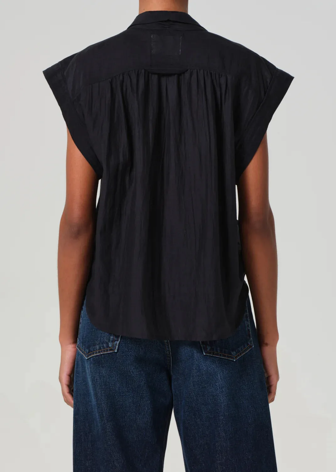 CITIZENS OF HUMANITY PENNY BLOUSE WITH NECK TIE