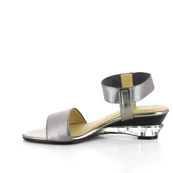 Dalessi Deluxe Pewter Sandals