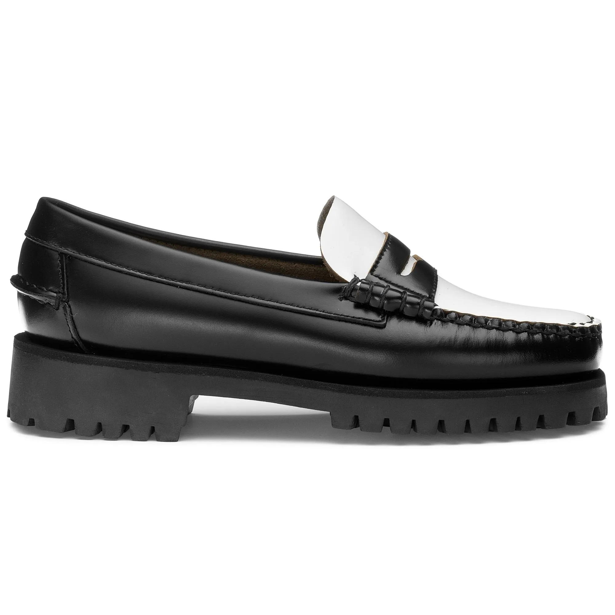 DAN LUG WOMAN - Moc - Moccasin - Woman - BLACK-WHITE