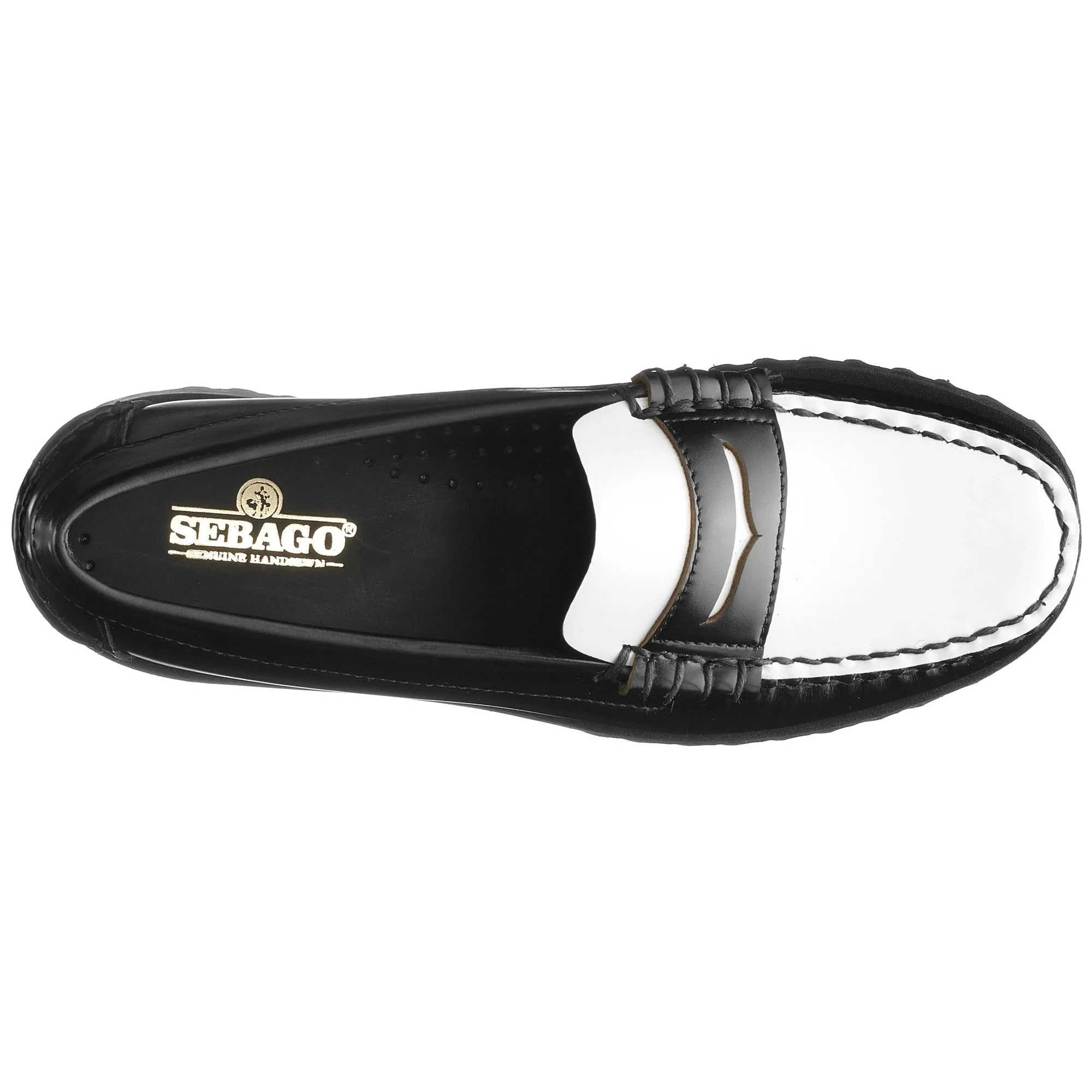 DAN LUG WOMAN - Moc - Moccasin - Woman - BLACK-WHITE