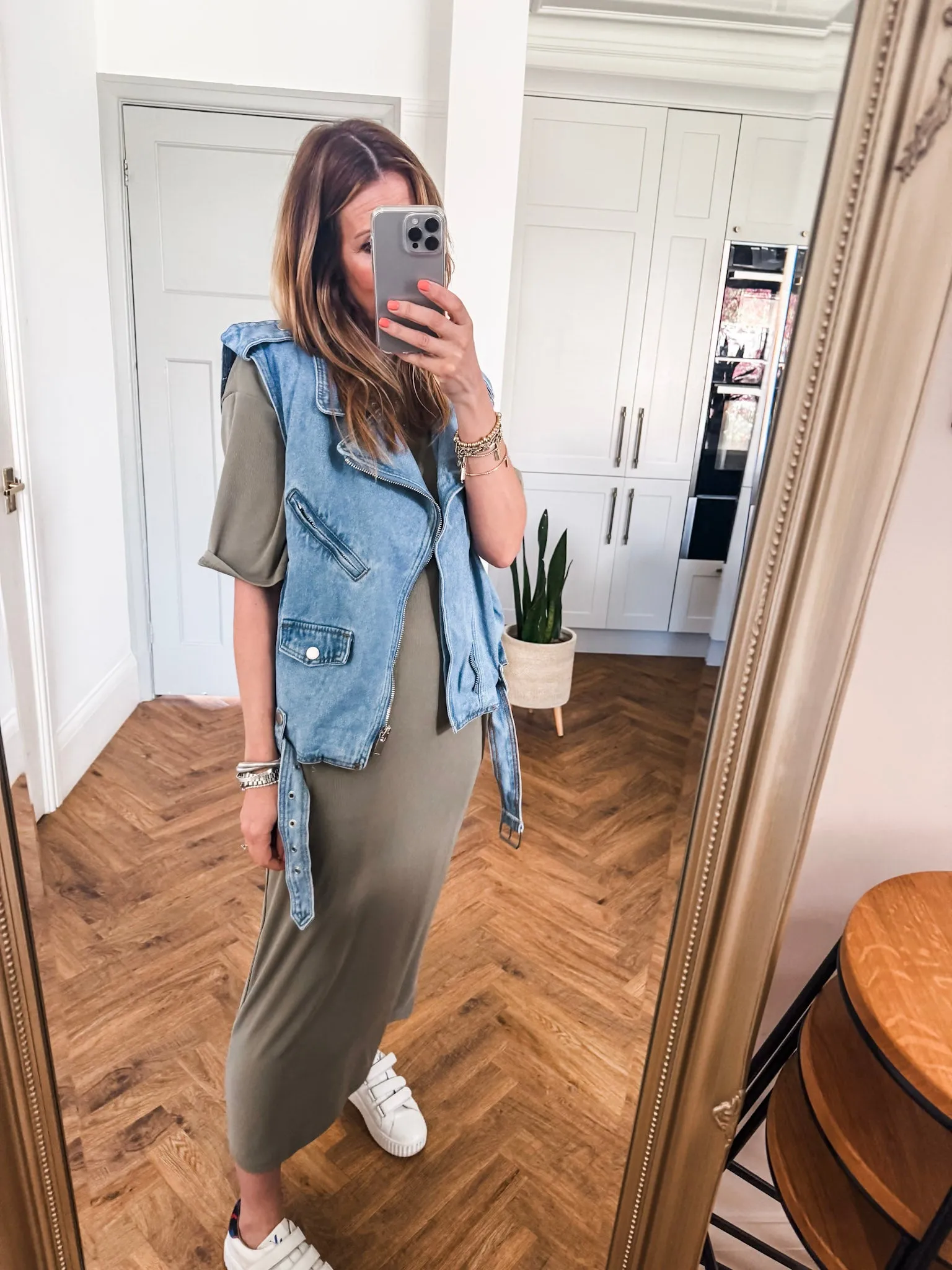 Fine Ribbed T Shirt Midi Dress