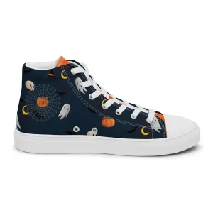 Ghostly High Tops - Women’s high top canvas shoes