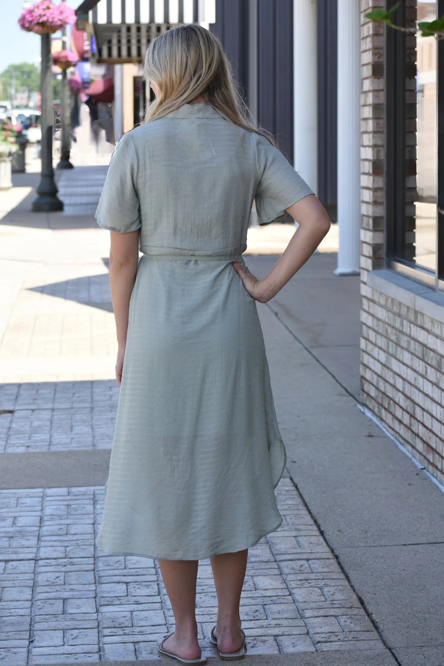 Heather Button Down Dress