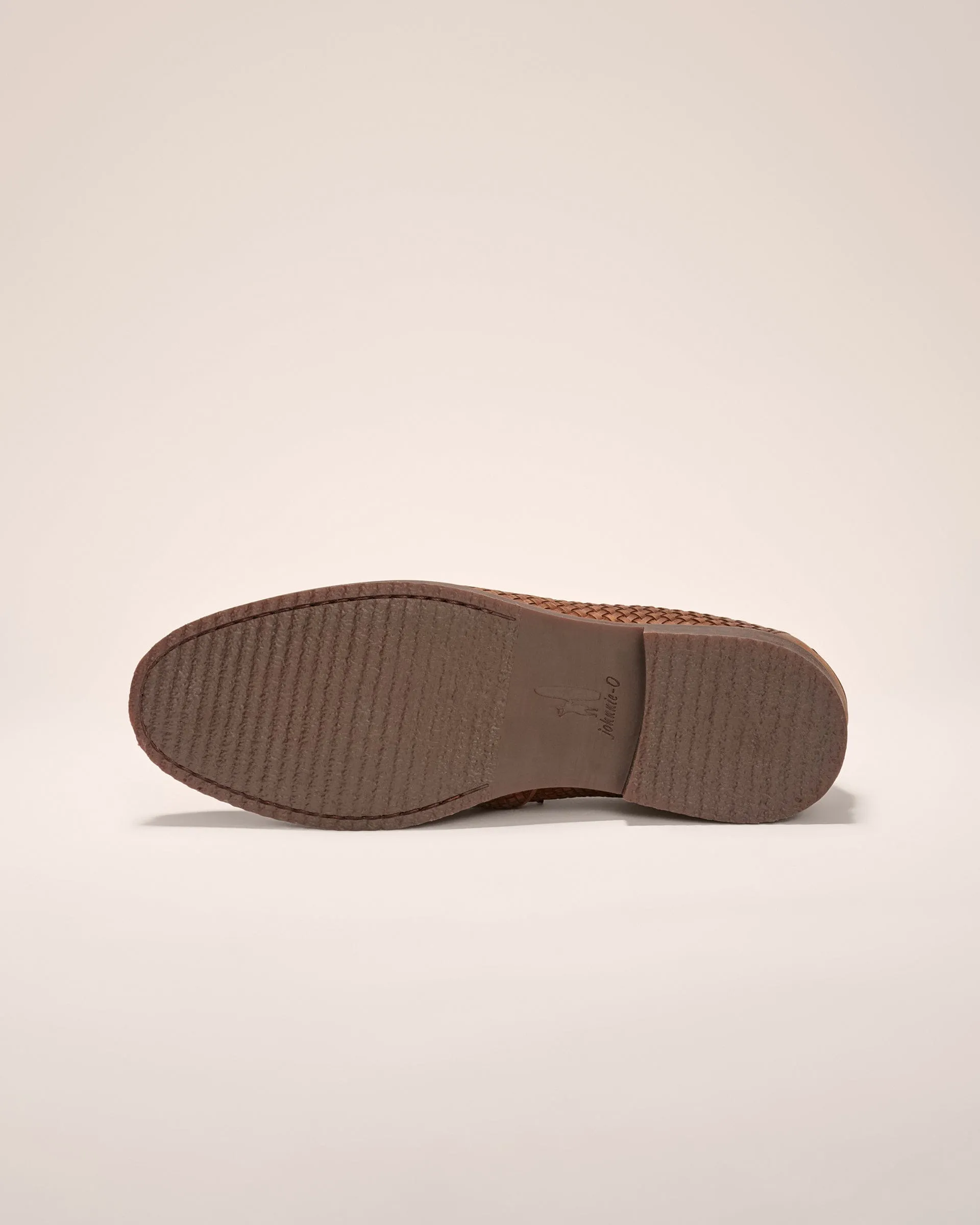 J-Flex Coronado Woven Leather Penny Loafer