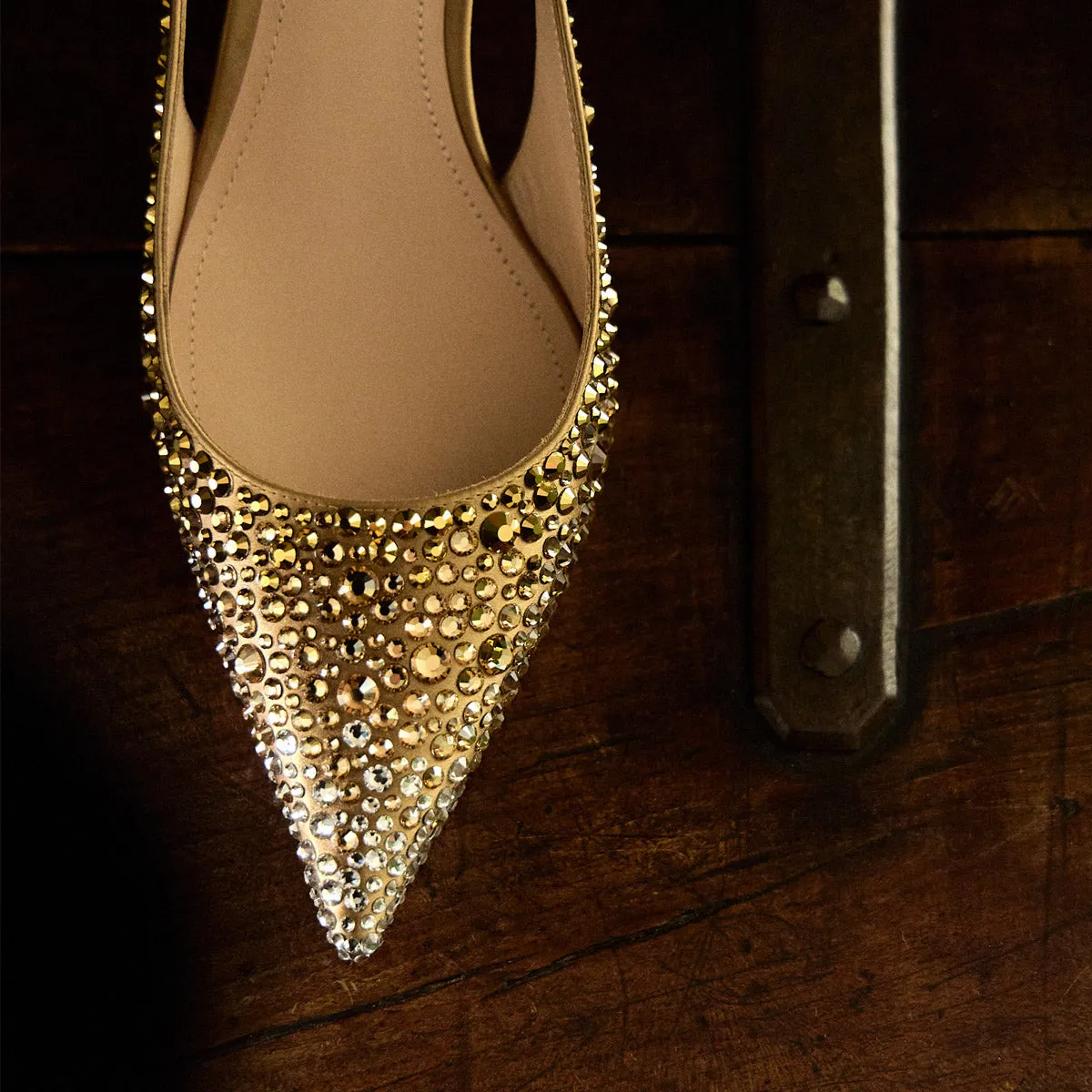 Madlyn 55 Degrade Strass Slingback