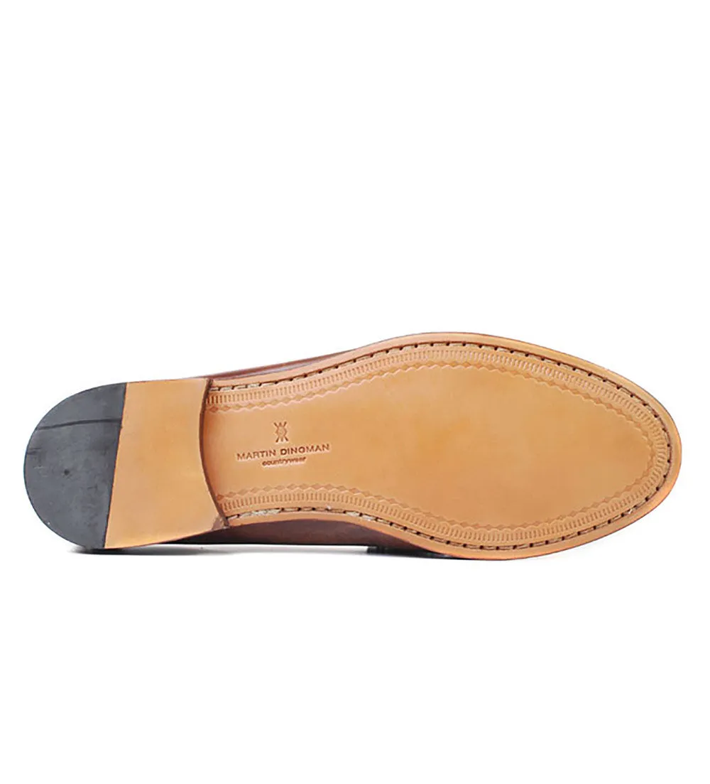 Martin Dingman Old Row Horse Bit Leather Loafer