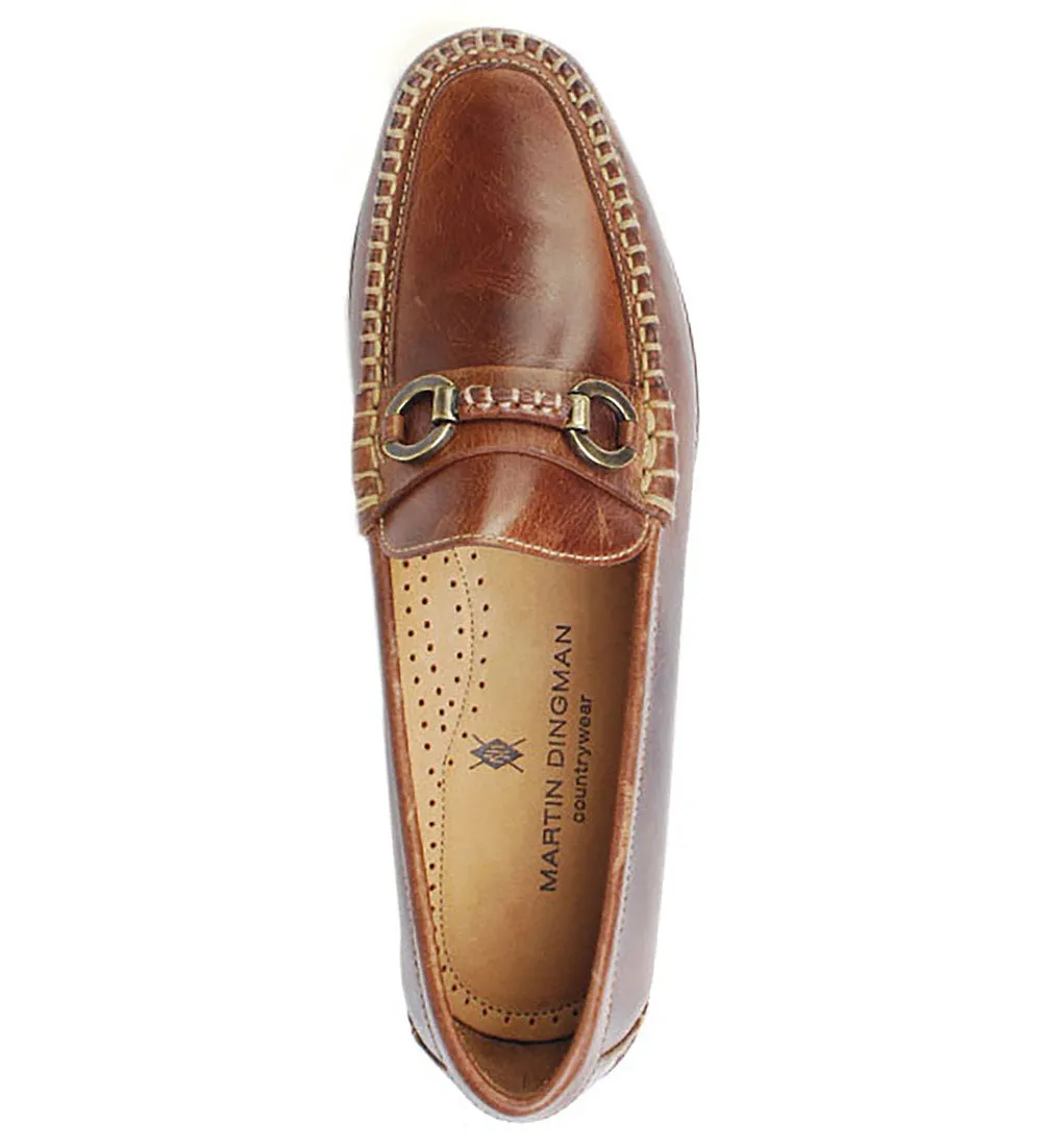 Martin Dingman Old Row Horse Bit Leather Loafer