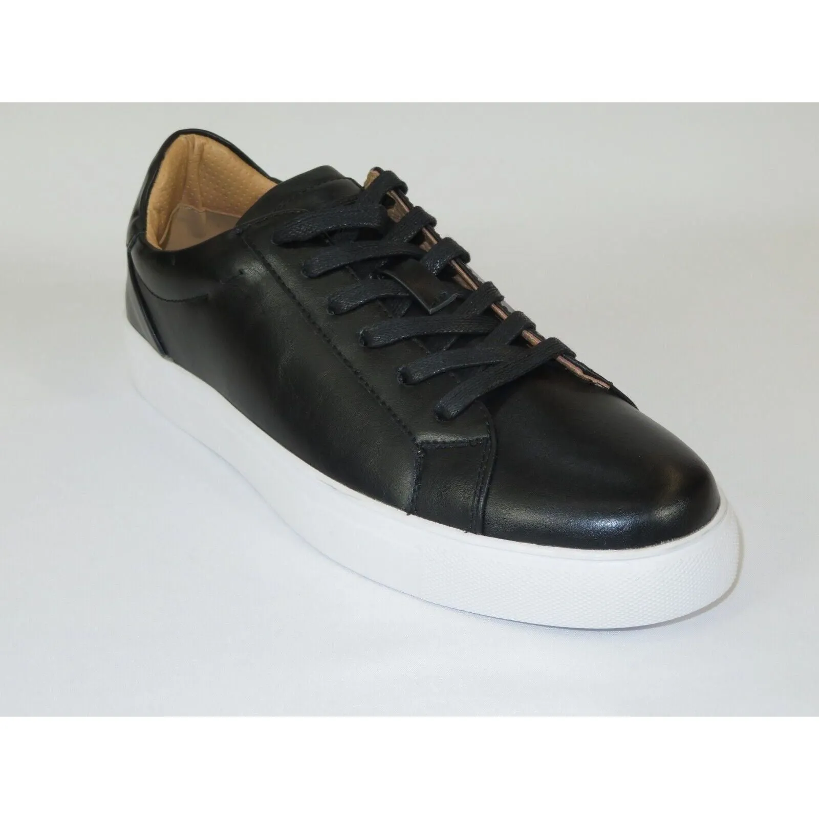 Men Harrison Myles Sneaker Dress Shoes Soft Comfort Lace Cushioned S2111 Black