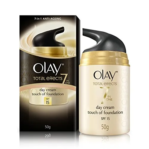 Olay Total Effects BB Cream with SPF 15 | Fights 7 Signs of Ageing | With Niacinamide and Green Tea Extracts | 50g