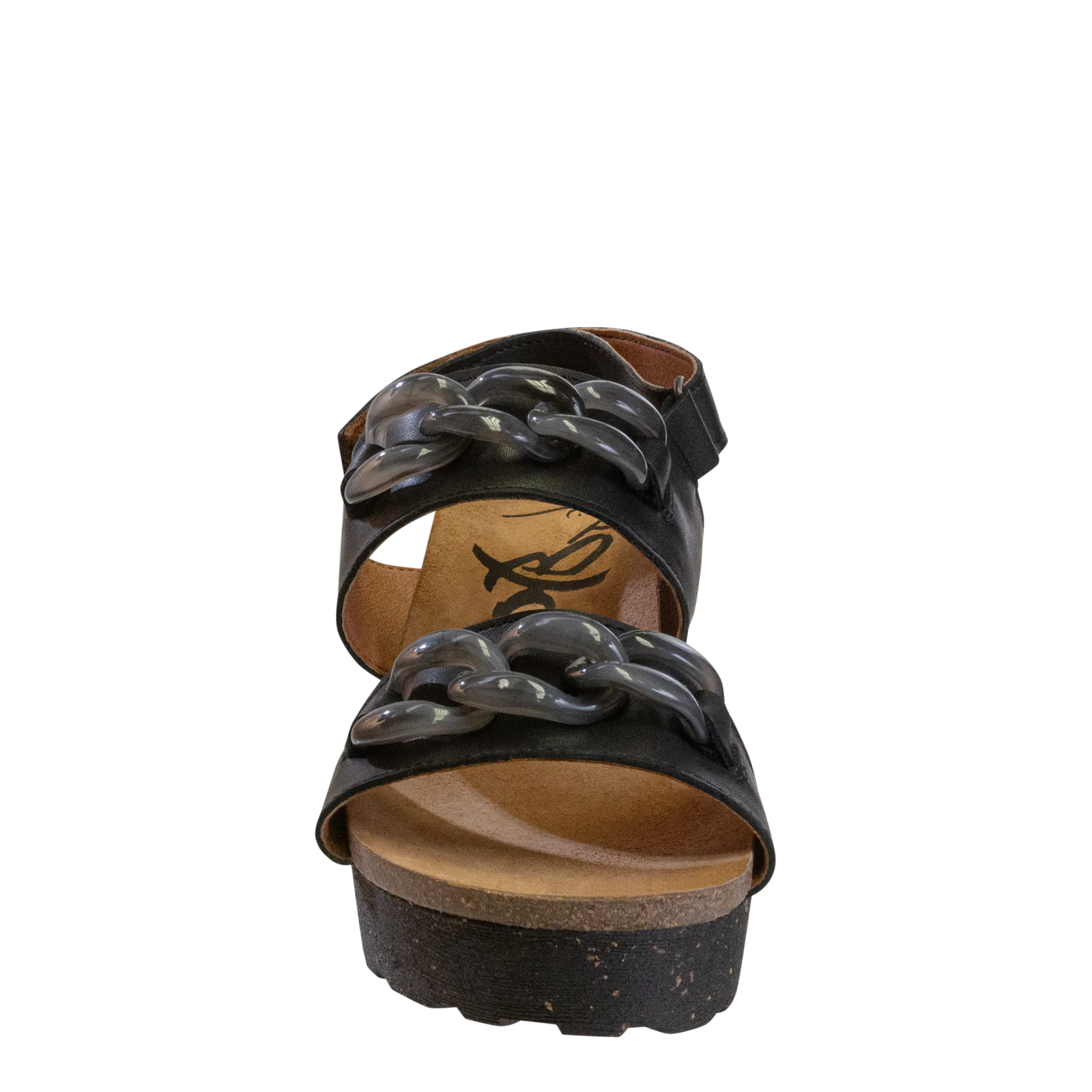 OTBT - FAIR ISLE in BLACK Wedge Sandals