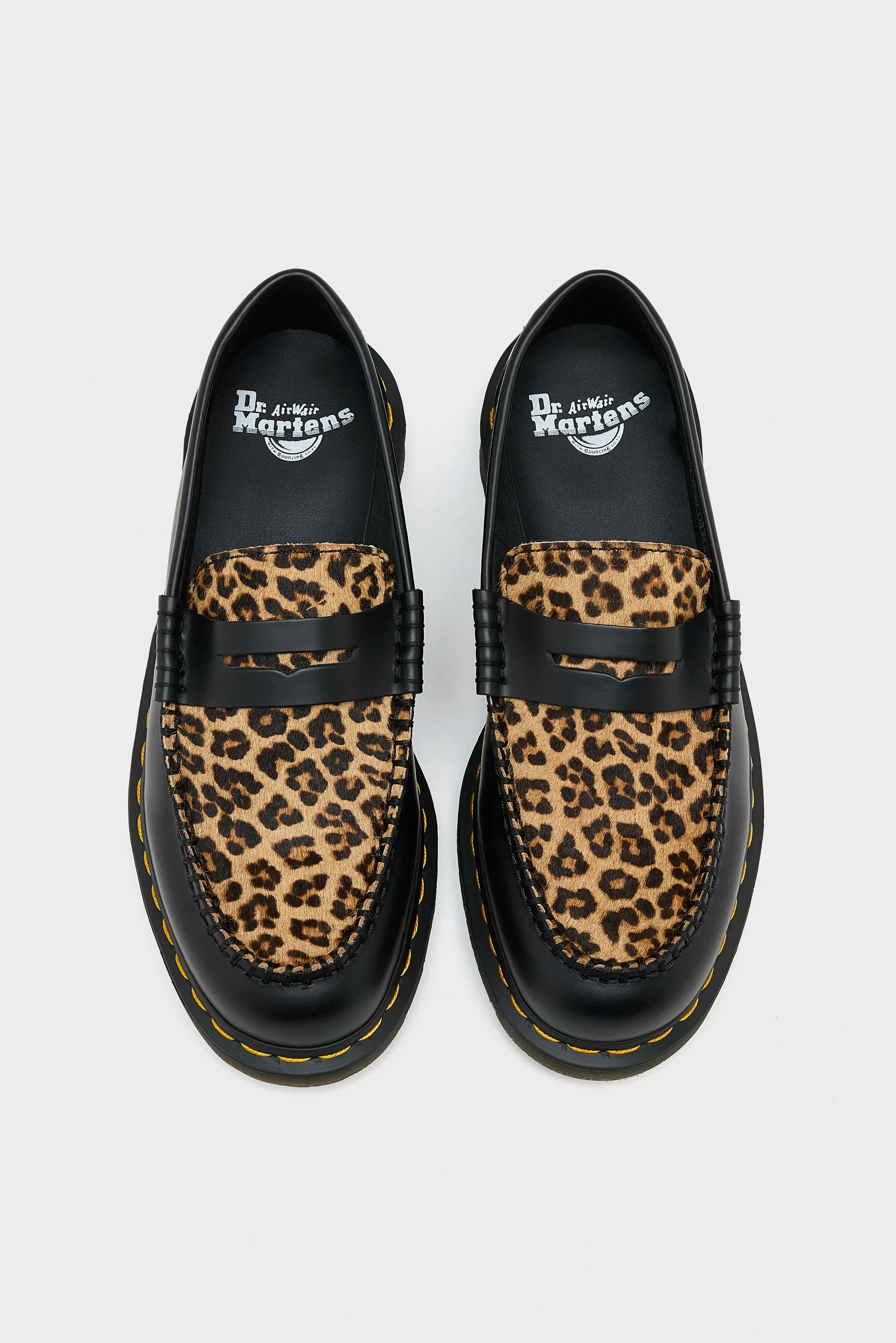 Penton Hair-on Smooth Leather Loafers (251 / W / BLACK)