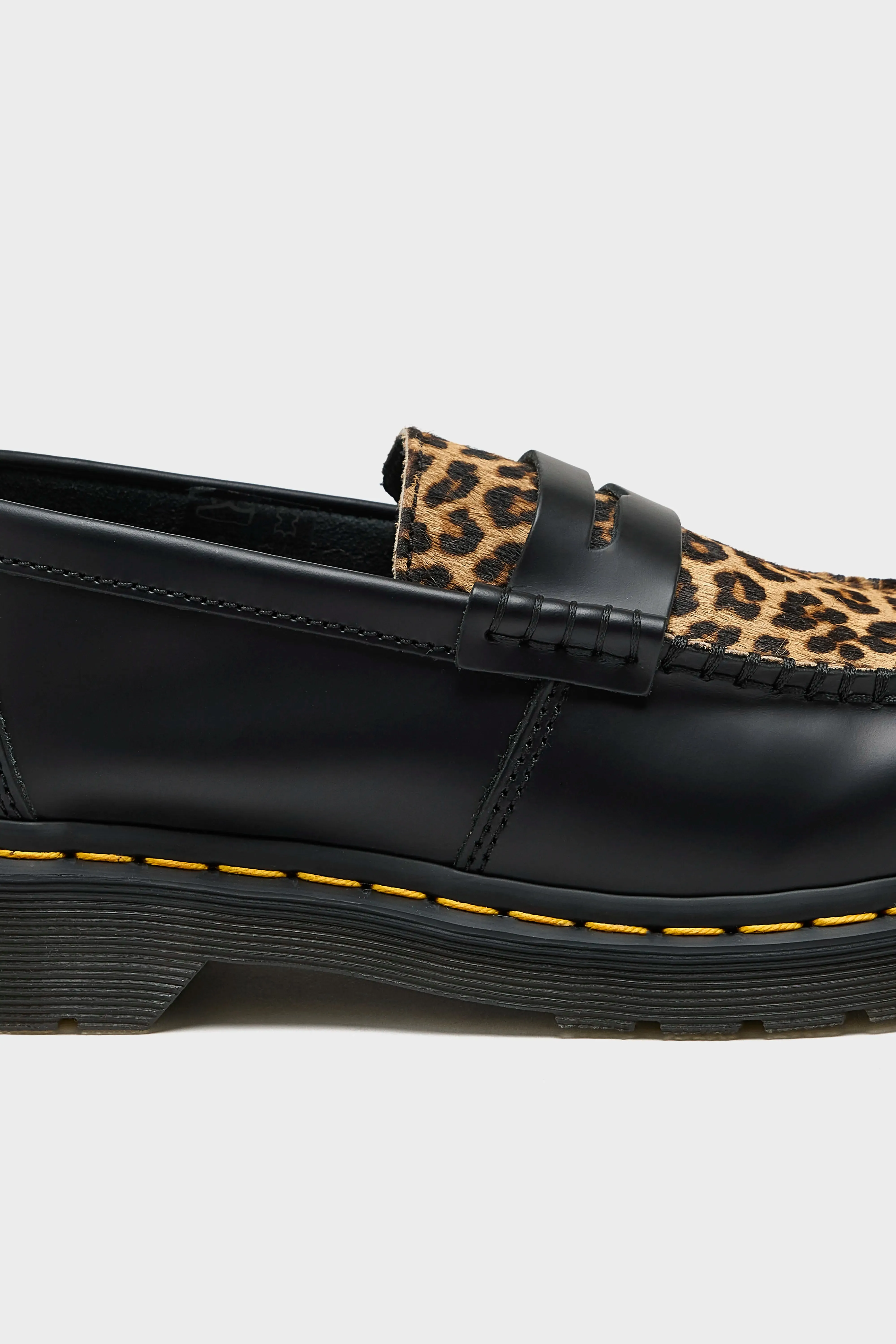 Penton Hair-on Smooth Leather Loafers (251 / W / BLACK)