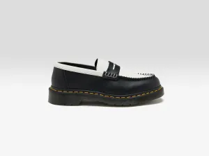 Penton Two-Tone Smooth Leather Loafers (251 / W / BLACK)