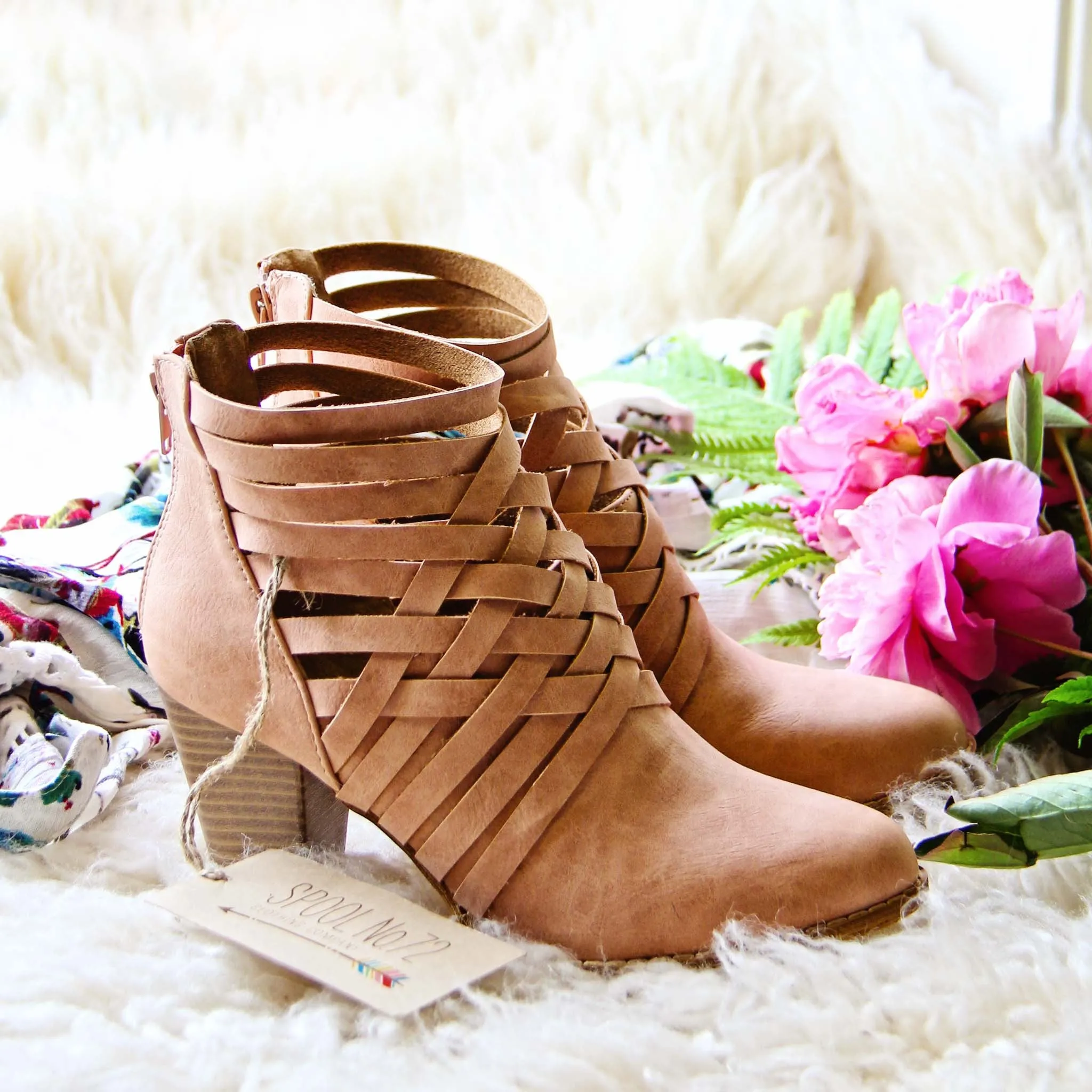 Sabrina Strappy Booties