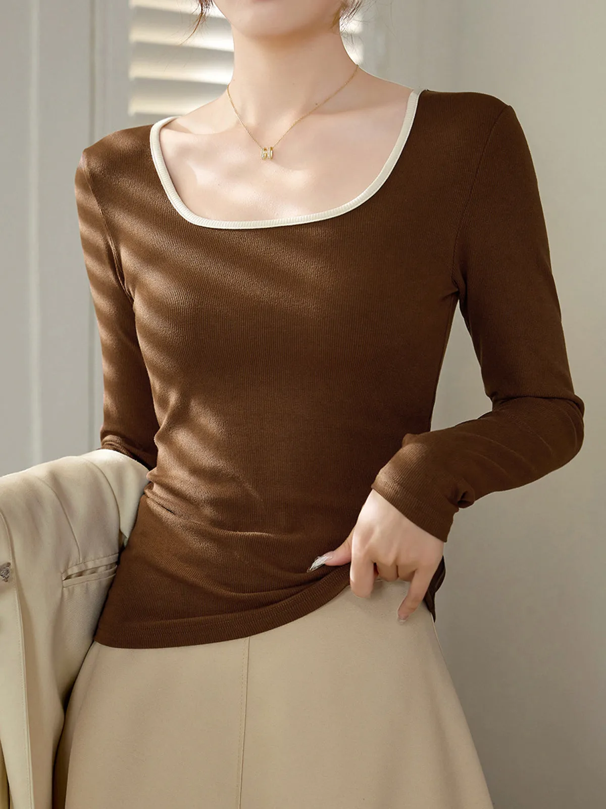 Seren French Long Sleeve Flow Top