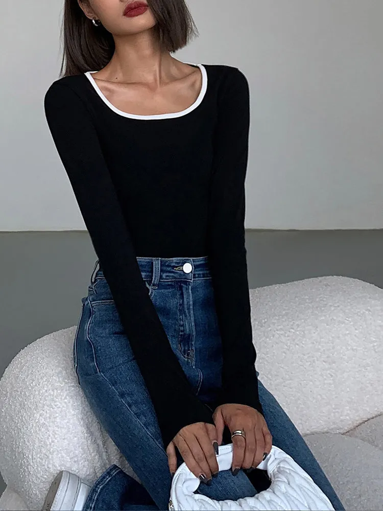 Seren French Long Sleeve Flow Top