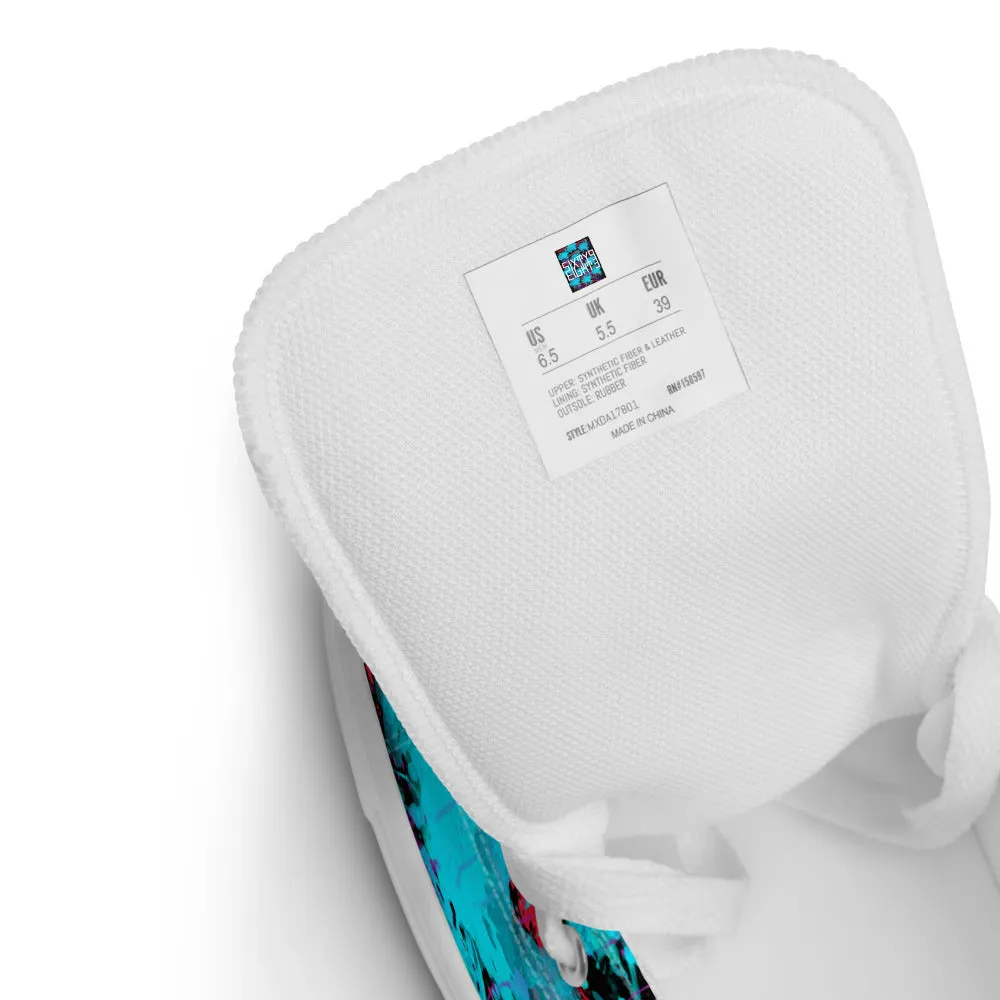 Sixty Eight 93 Logo White Splatter #1.2 Men's High Top Shoes