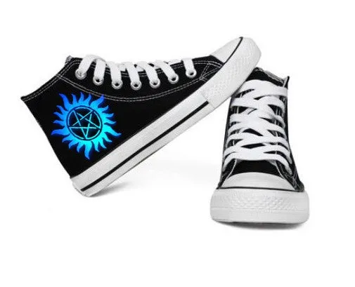 Supernatural High top Canvas Shoes Sneakers Sports Shoes Gifts