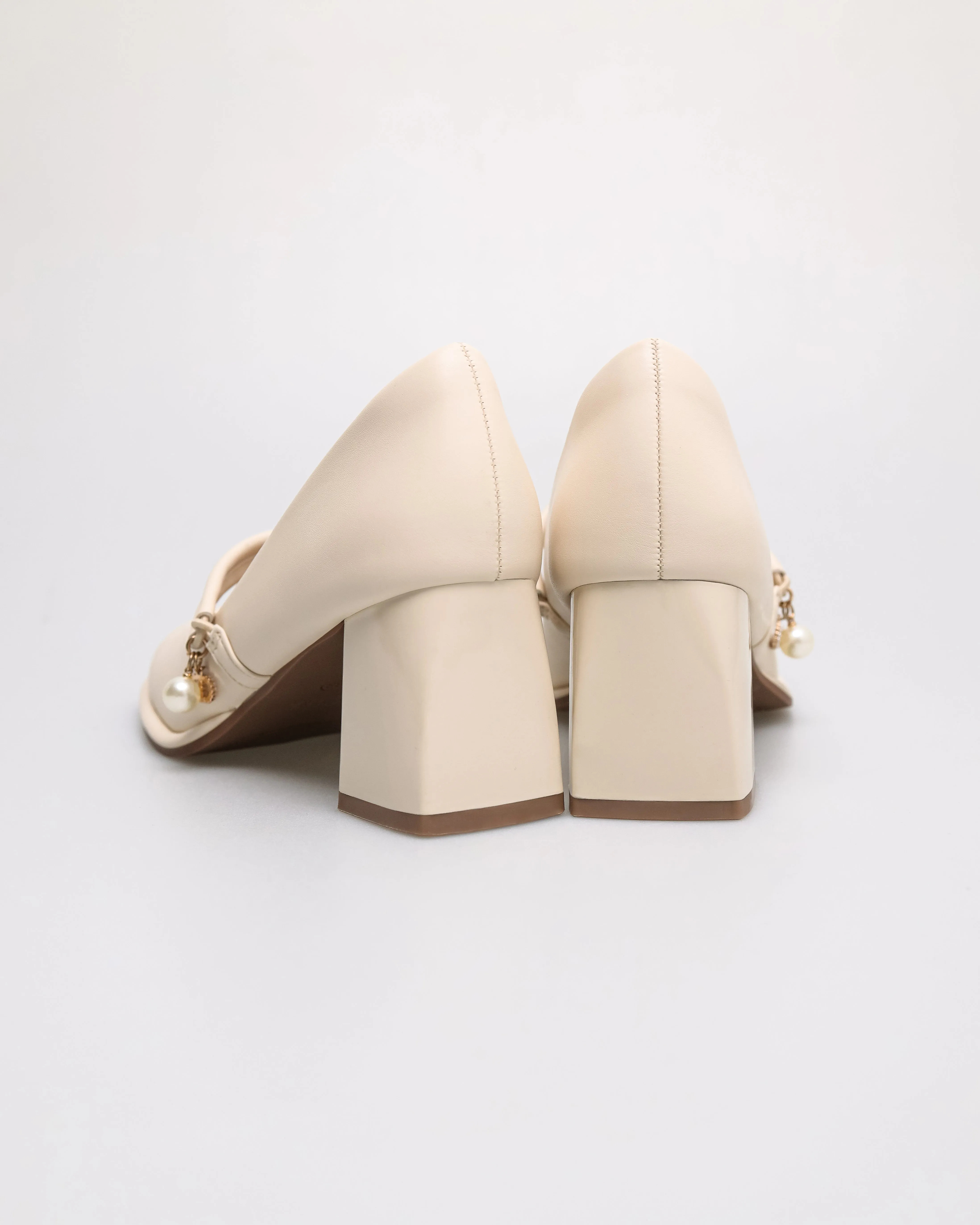 Tomaz NN415 Ladies Mary Jane Block Heels