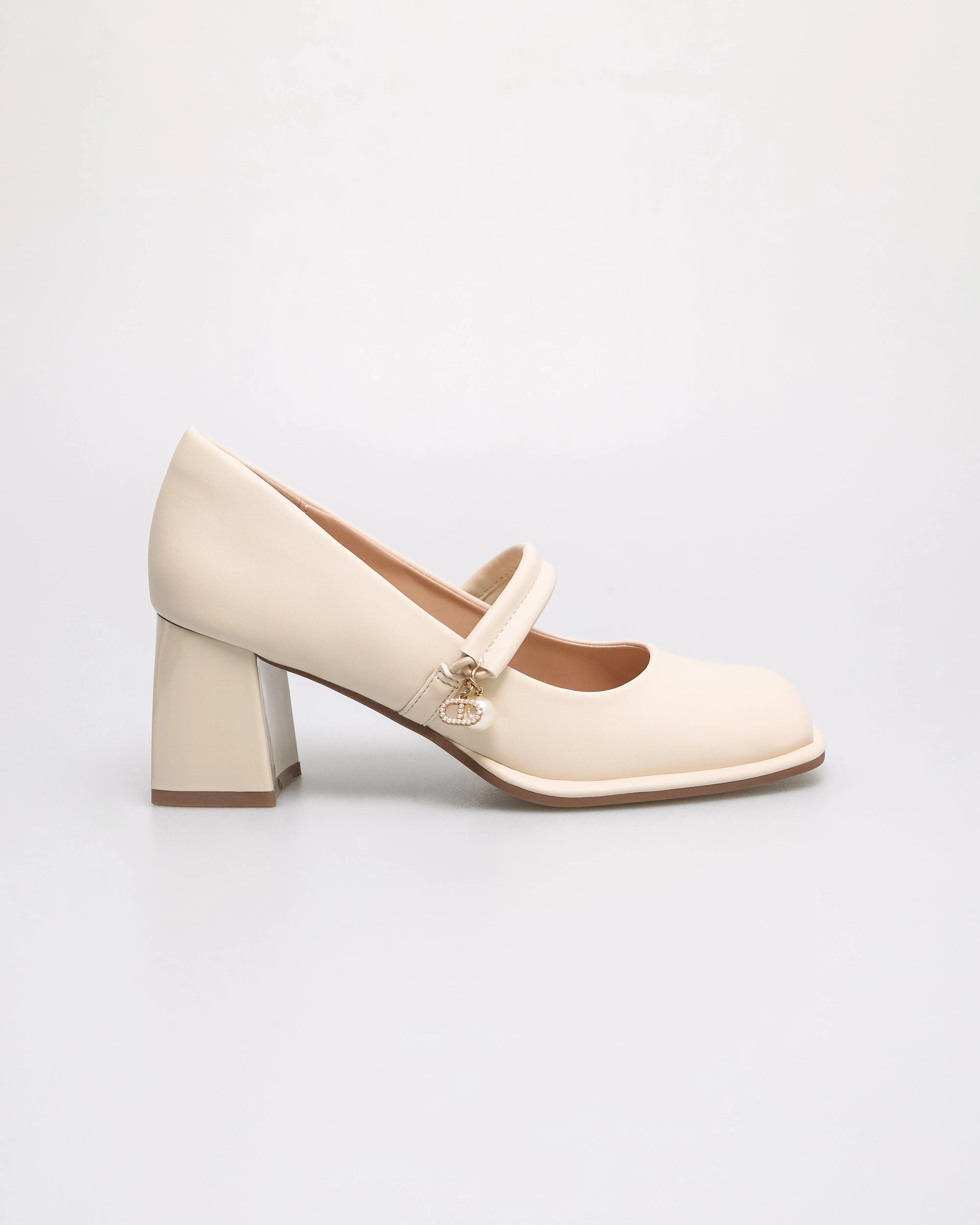 Tomaz NN415 Ladies Mary Jane Block Heels