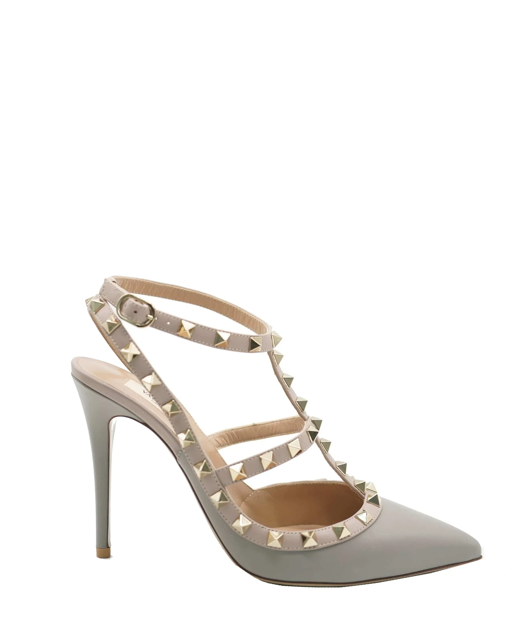Valentino Rockstud Heels in beige AJC0679