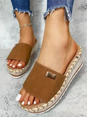 Vivara Summer Wedge Open-Toe Sandals