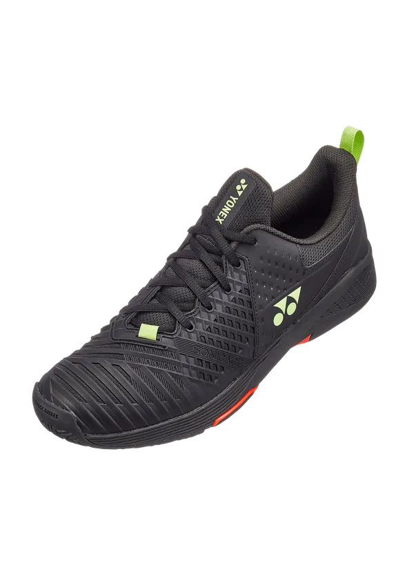 Yonex Power Cushion Sonicage 3 Mens All Court Black Lime