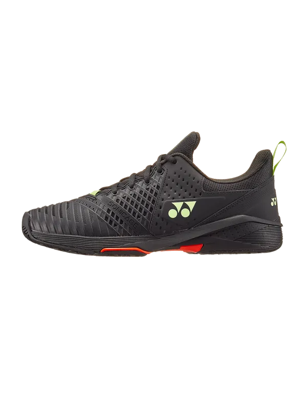 Yonex Power Cushion Sonicage 3 Mens All Court Black Lime